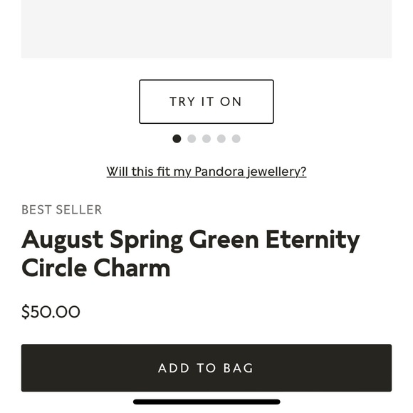 Pandora bracelet and charm - Picture 3 of 6